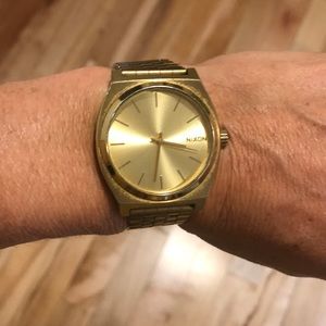 Ladies Gold Nixon Watch
